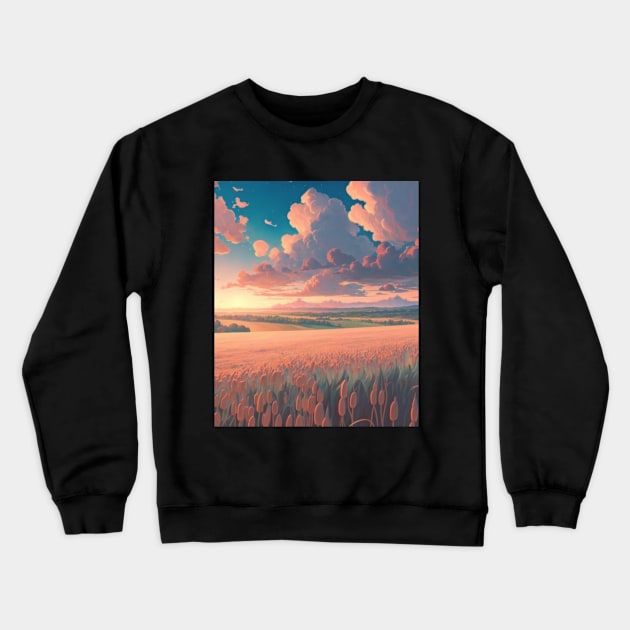 Anime Drawing Crewneck Sweatshirt by AnimeVision